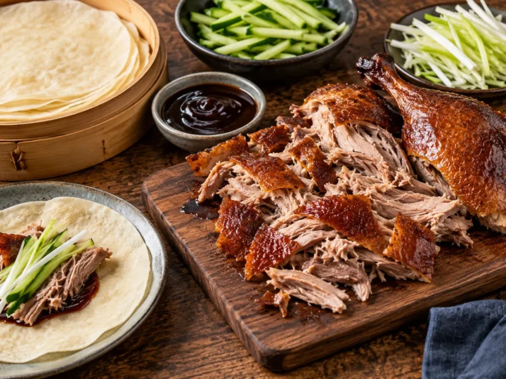 Aromatic crispy duck.