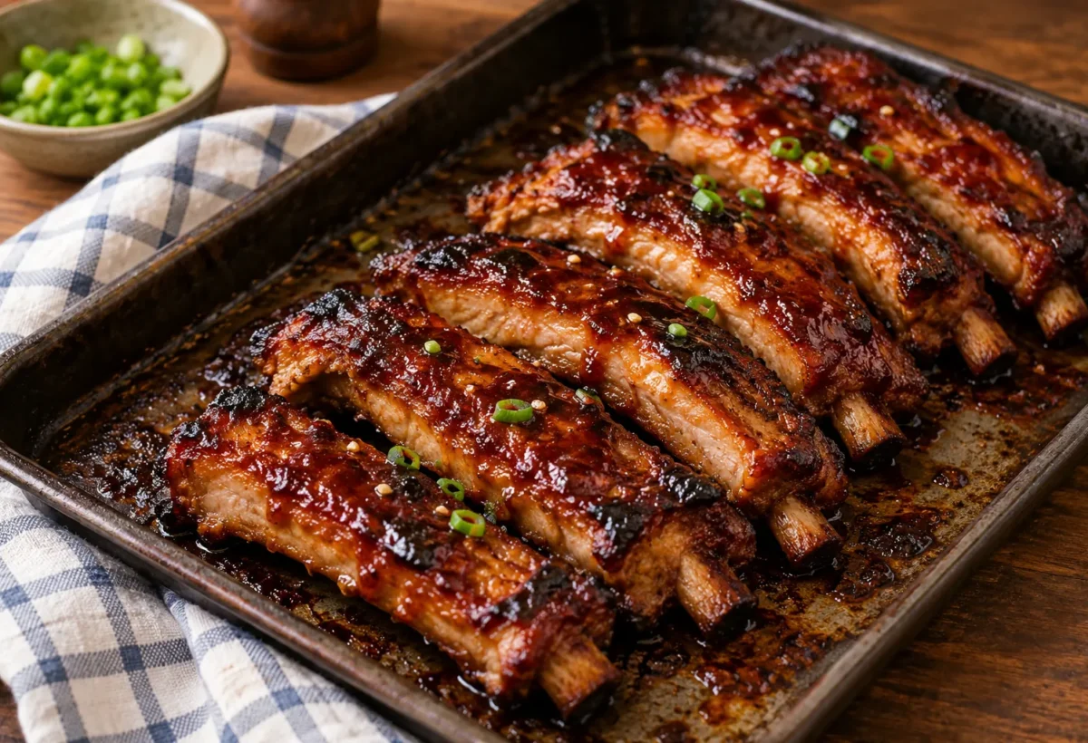 Chinese barbecue pork ribs.