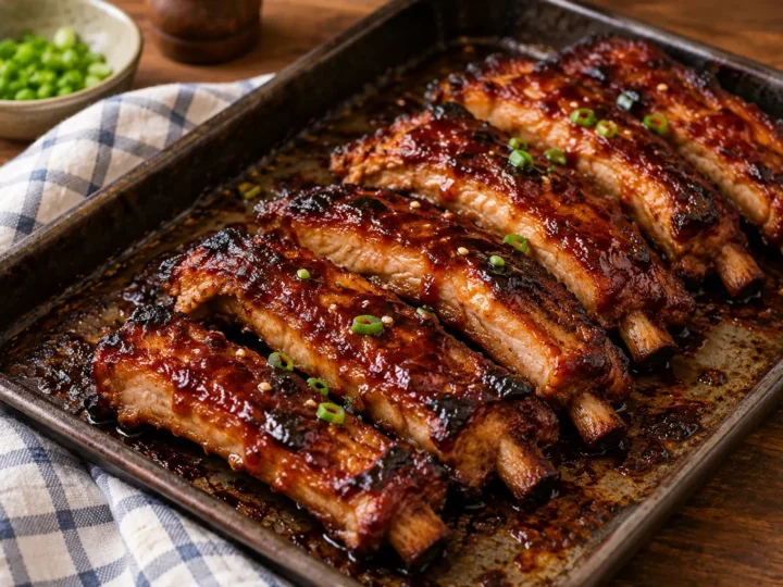 Chinese barbecue pork ribs.