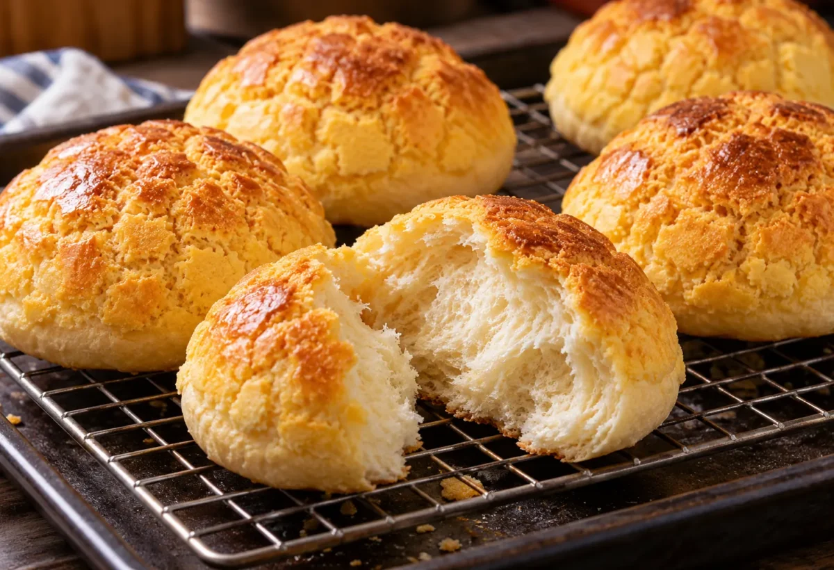 Hong Kong pineapple buns.