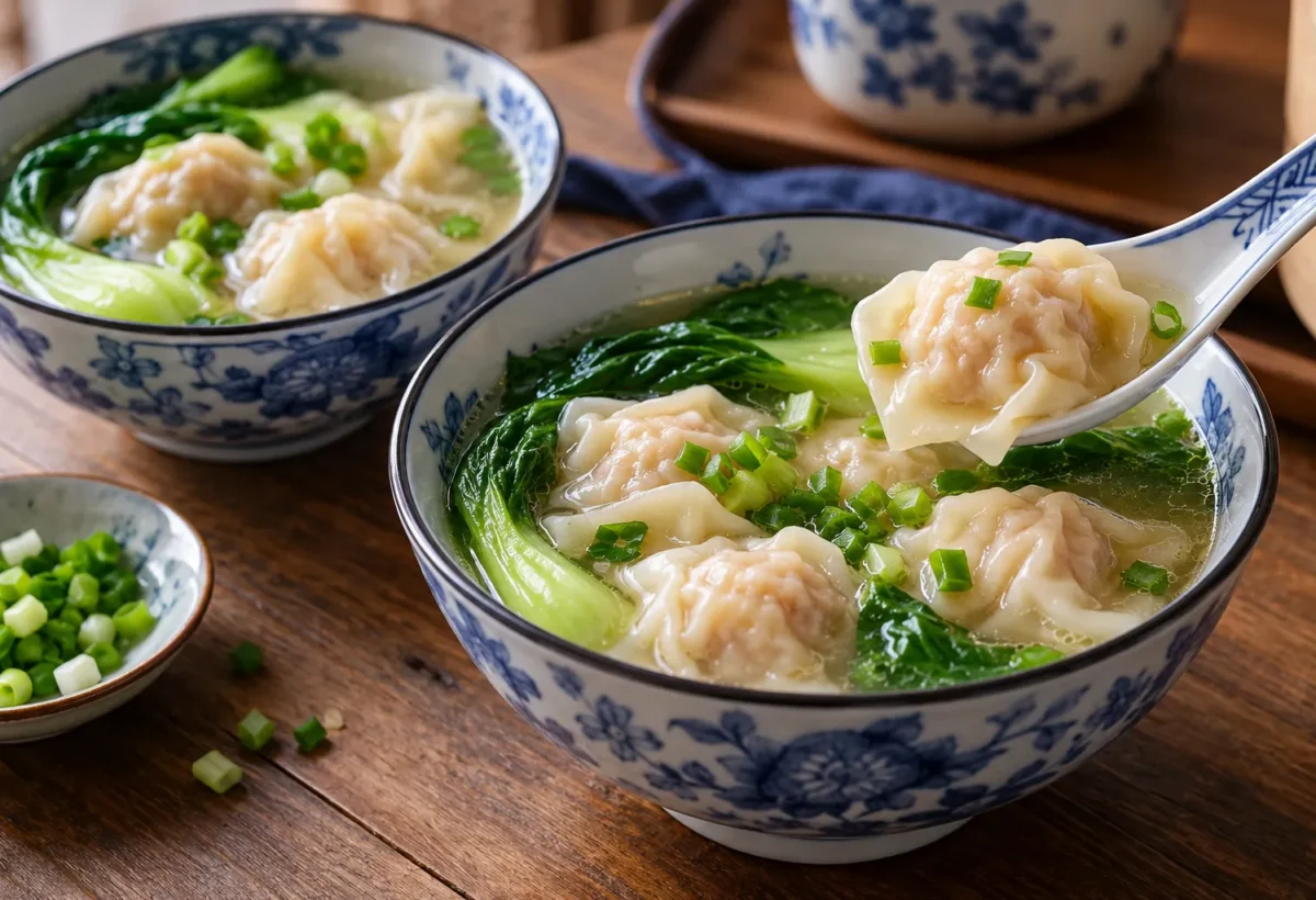 Pork wonton soup.