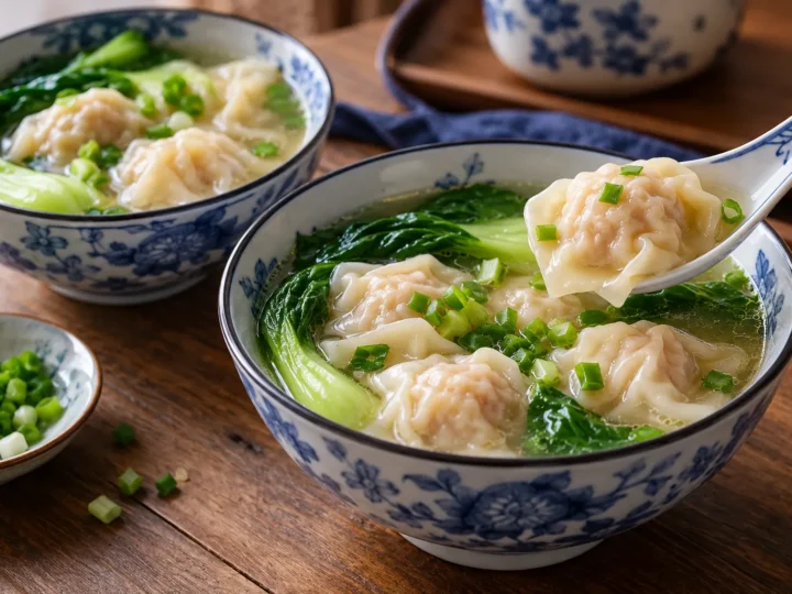 Pork wonton soup.