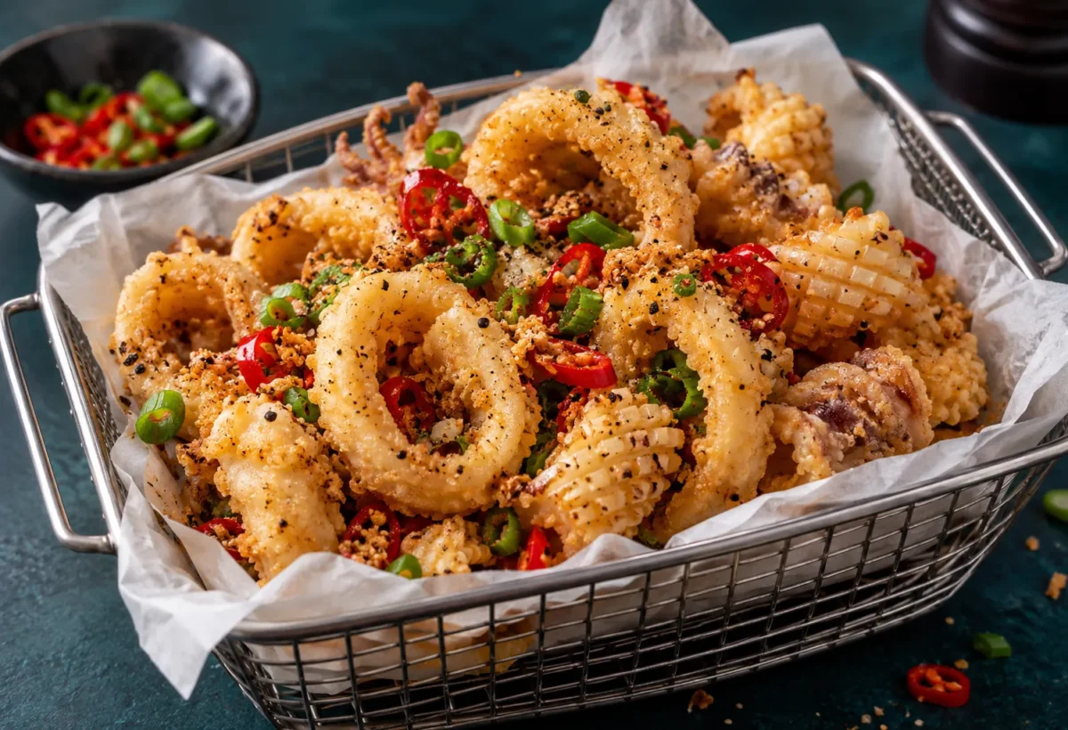 Salt and pepper squid.