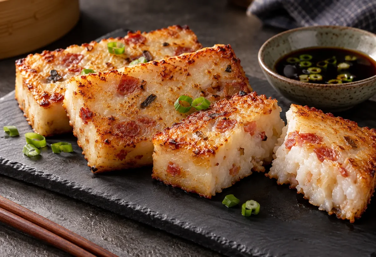 Cantonese turnip cake.
