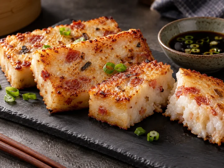 Cantonese turnip cake.